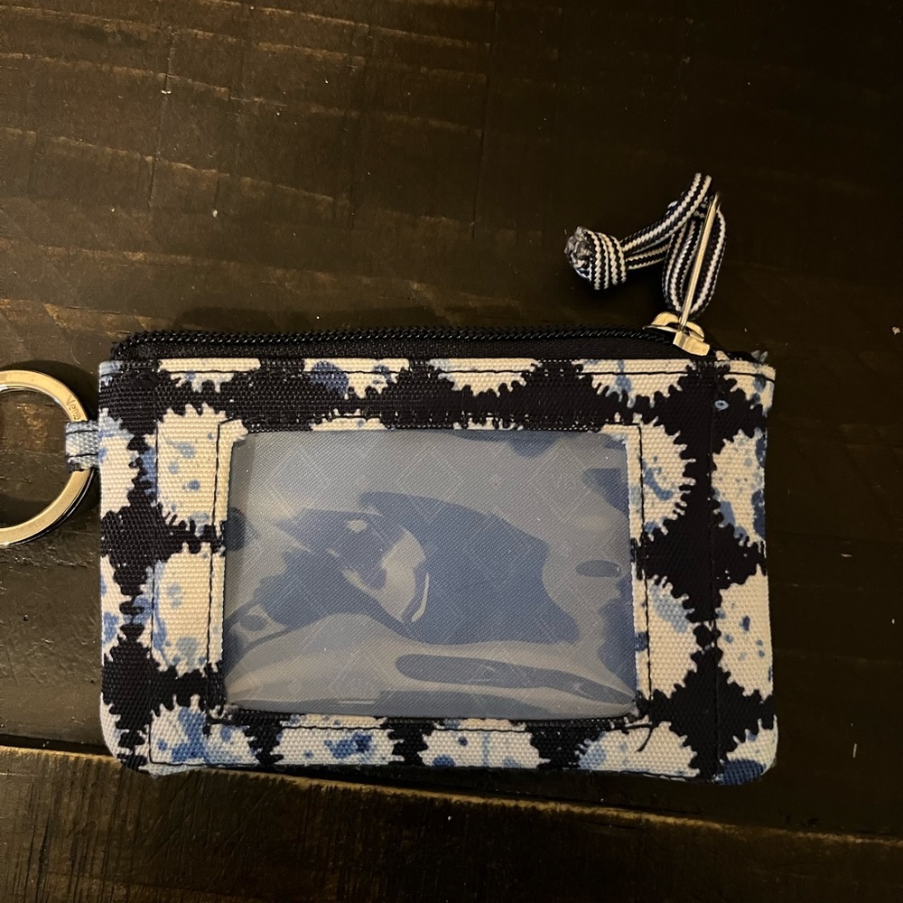 Vera Bradley wrist is wallet with landyard